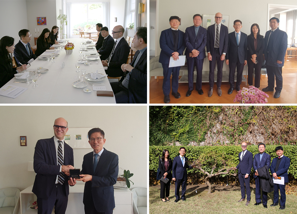 Chairman Kim Moon Soo, Visiting of Ambassador of Kingdom of Sweden in Korea 