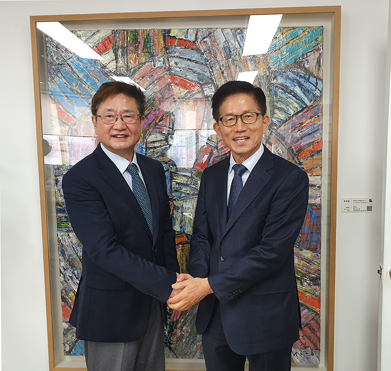 The Chairpersonof the ESLC Kim Moon Su, Visit of Ministry of Culture, Sports and Tourism 