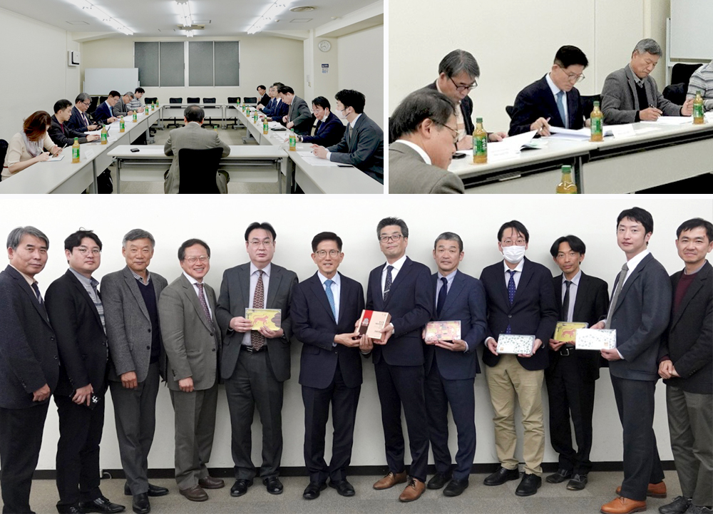 The Chairman of Kim Moon Soo, Visiting of Japanese Federation of Government Employees Union 